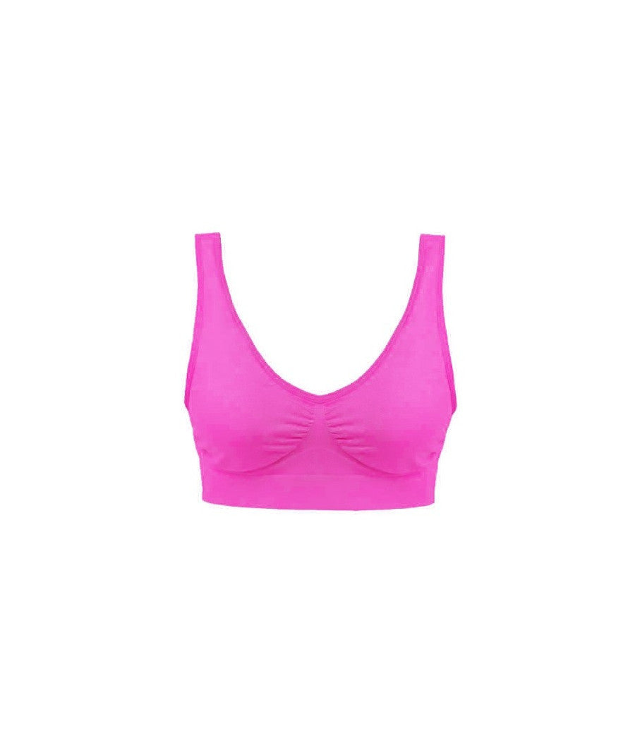 3 Pz Reggiseno Reggi Seno Bra Sportivo 3 Colori Sport Intimo Donna Reggiseni Tg.         