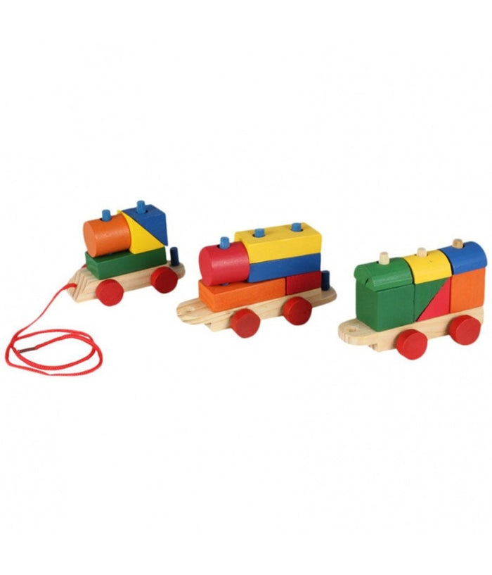 3 Vagoni Vani Vagone Trenino Treno Mattoncini Mattoni Blocks Blocchi Bambini         