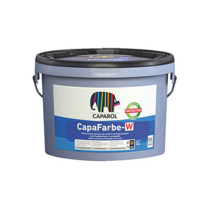 Capafarbe-W - Pittura Per Esterni Acrilica Durevole Agli Agenti Atmosferici Effetto Uniformante - 1L - Colore Bianco - Caparol