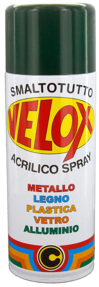 6pz velox spray acrilico verde muschio ral 6005 cod:ferx.3019