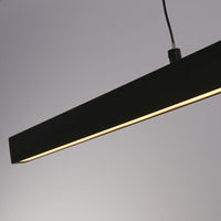 Lampadario Moderno Layla Acciaio Nero Alluminio Led 28,67W 2700-3000-4000K