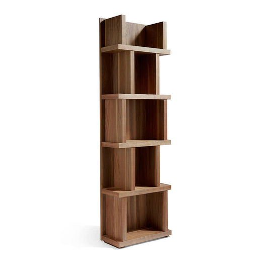 Libreria in legno 60x28x190 cm color noce