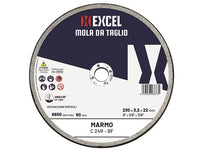 MOLA ABRASIVA EXCEL TAGLIO MARMO 115X3,2X22,23 confezione da PEZZI 10