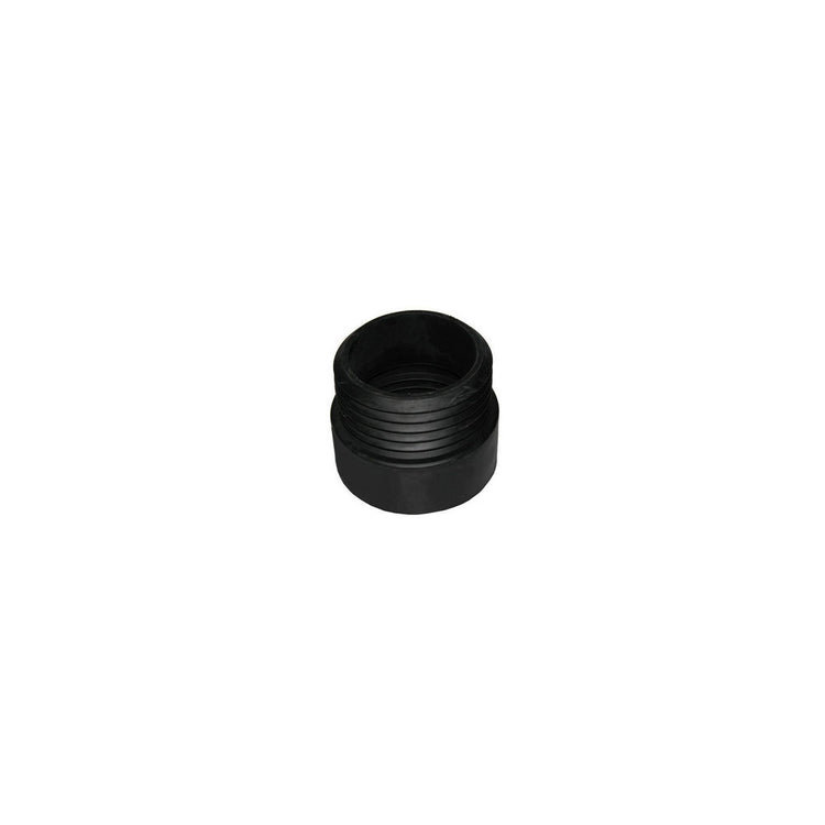 Prolunga wc dritta in gomma nera diametro esterno 100 mm