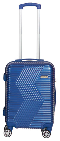 Trolley Valigia Bagaglio a Mano Rigido in ABS 4 Ruote  Ravizzoni Blues Blu