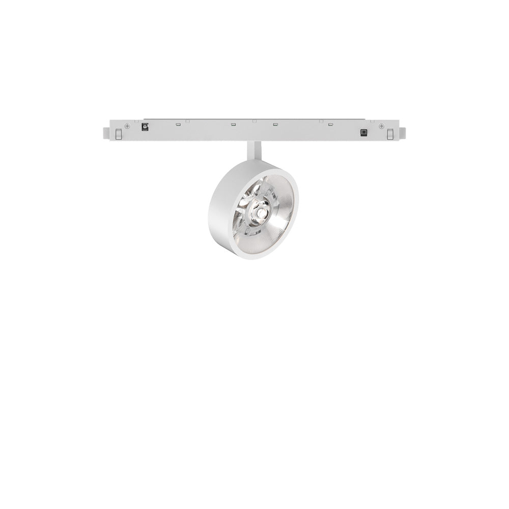 Proiettore Regolabile Ego Alluminio Bianco 1 Luce 9W 3000K Luce Calda 1-10V