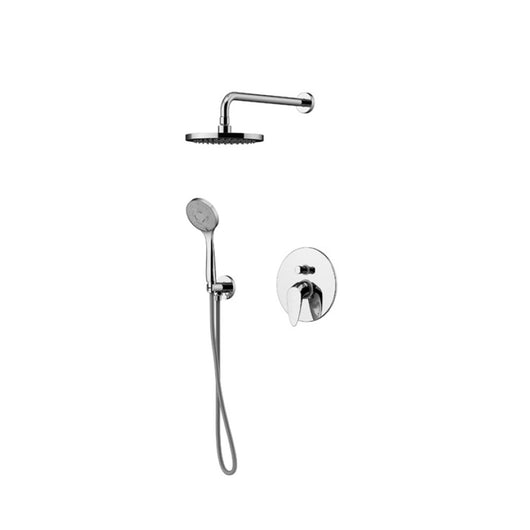 Gattoni Kit doccia  H20MIX2000 con miscelatore 2 vie, flessibile soffione e doccino