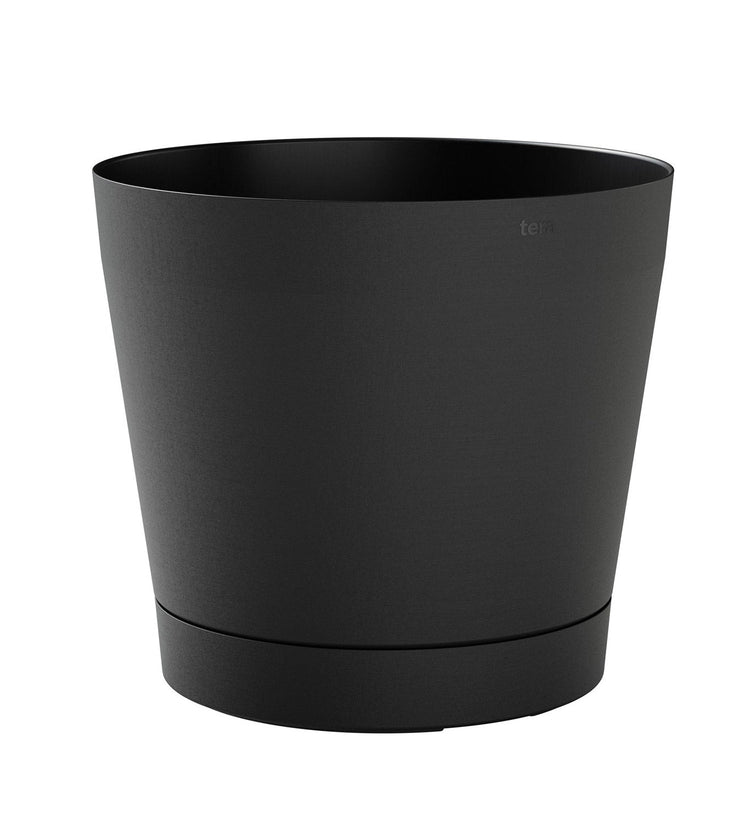 Vaso da Interno e Esterno Ø19x18cm in Plastica Orione 19 Nero