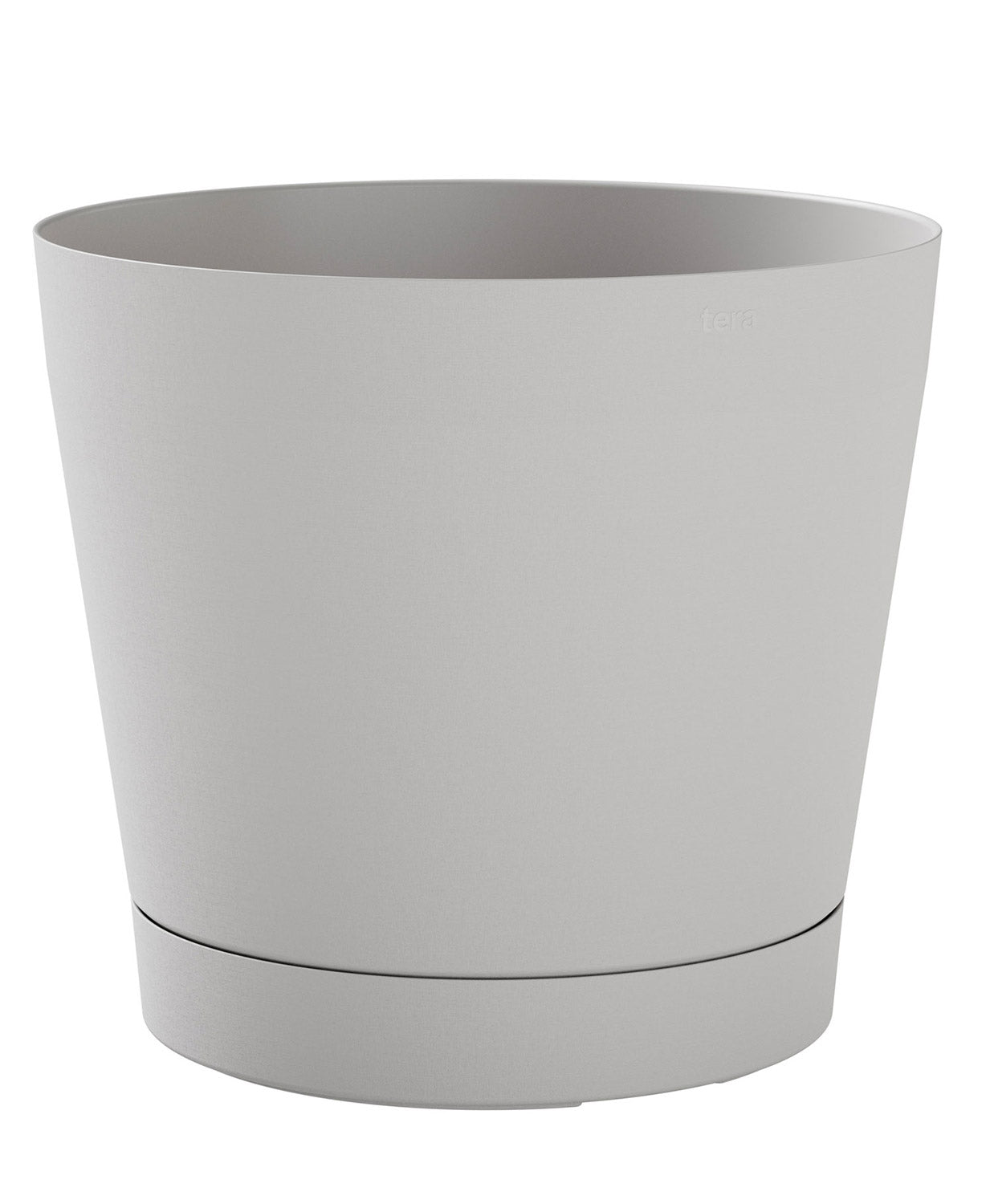 Vaso da Interno e Esterno Ø38x35cm in Plastica Orione 38 Grigio Chiaro