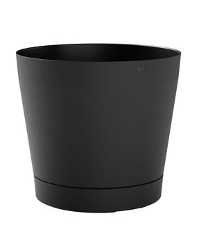 Vaso da Interno e Esterno Ø38x35cm in Plastica Orione 38 Nero