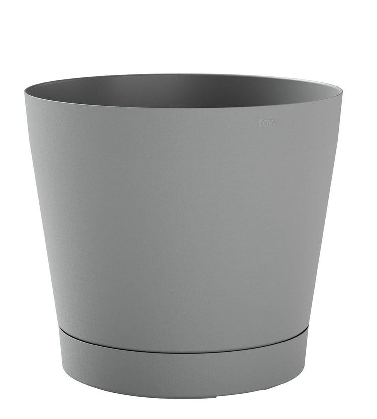 Vaso da Interno e Esterno Ø19x18cm in Plastica Orione 19 Grigio