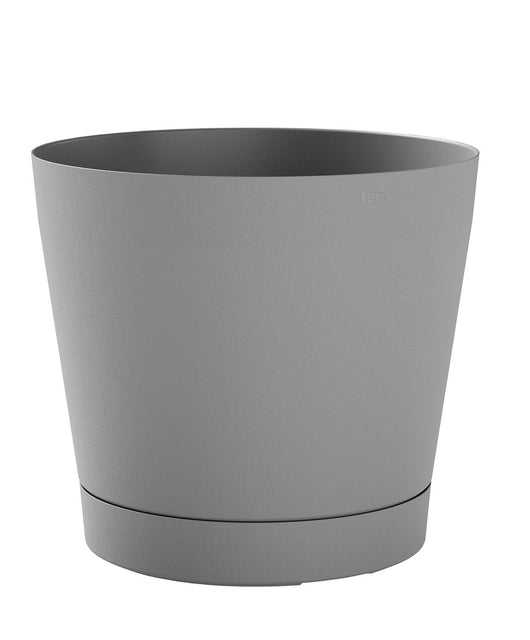 Vaso da Interno e Esterno Ø24x22cm in Plastica Orione 24 Grigio