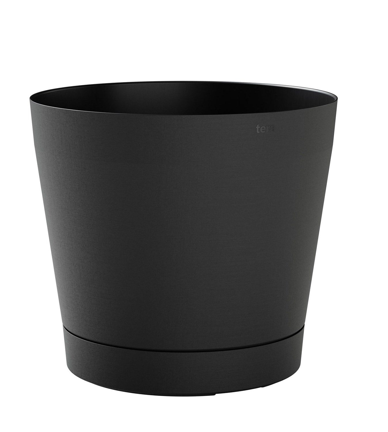 Vaso da Interno e Esterno Ø29x26cm in Plastica Orione 29 Nero