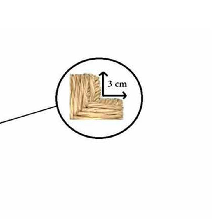 Ricambio in paglia per sedie e sgabelli cm  33xcm 33 con angoli