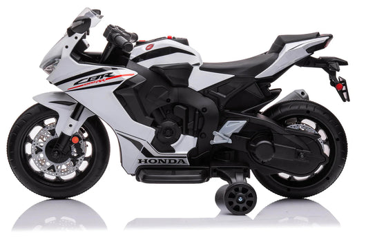 Moto Elettrica per Bambini con Licenza Honda CBR 1000RR 12V Velocità 4km/h Bianco