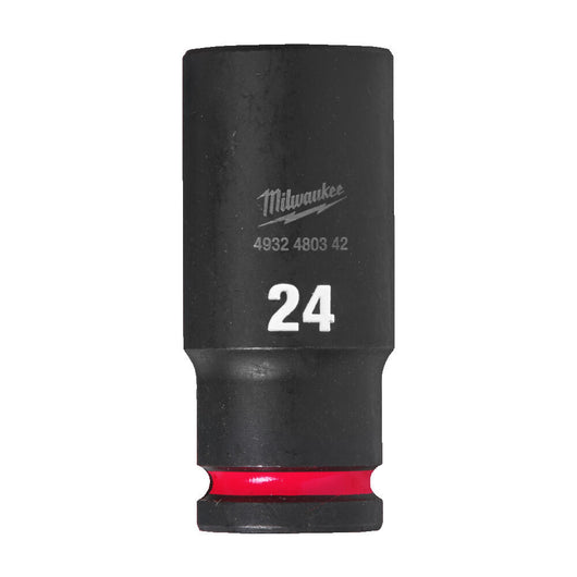 Bussola A Macchina Diametro 24 Mm Attacco 1/2 Pollice Quadro -  Impact Socket Milwaukee