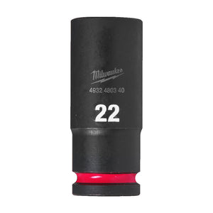 Bussola A Macchina Diametro 22 Mm Attacco 1/2 Pollice Quadro - Impact Socket Milwaukee