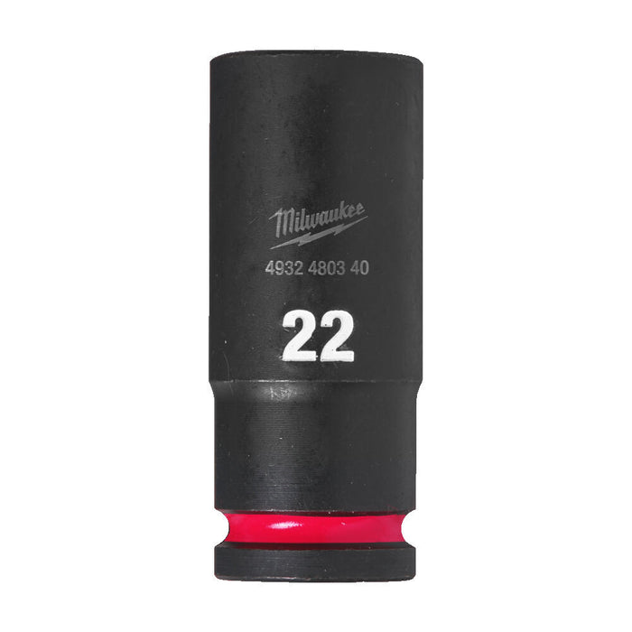 Bussola A Macchina Diametro 22 Mm Attacco 1/2 Pollice Quadro - Impact Socket Milwaukee