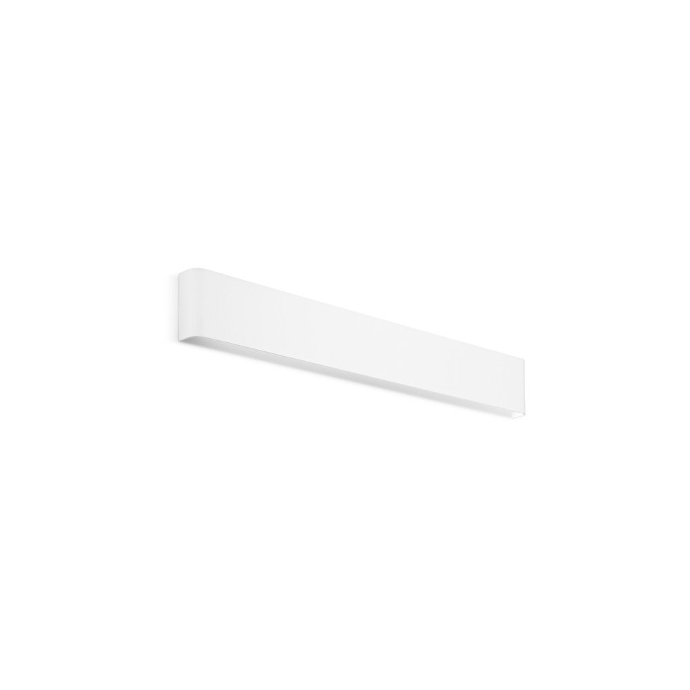 Applique Moderna Delta Metallo Bianco Led 19,5W 4000K Luce Naturale