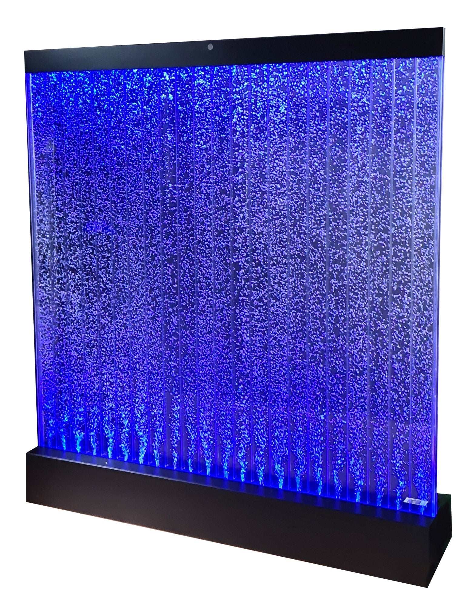 Muro d’Acqua con Bolle Verticali 180x200 cm in Plexiglas con LED Perlage Corallo Gigante