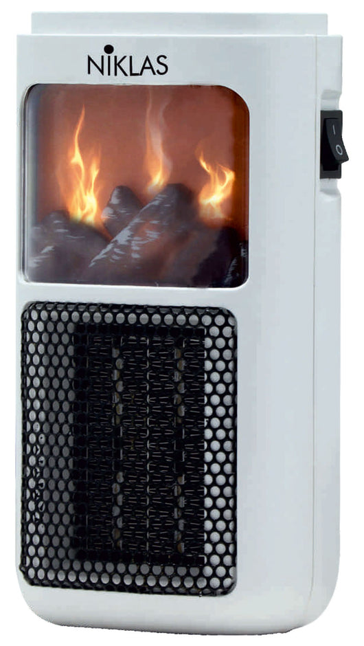 TERMOVENTILATORE NIKLAS CON EROGATORE CERAMICO PTC PLUGIN FUEGO 400W 11x10xH19 cm