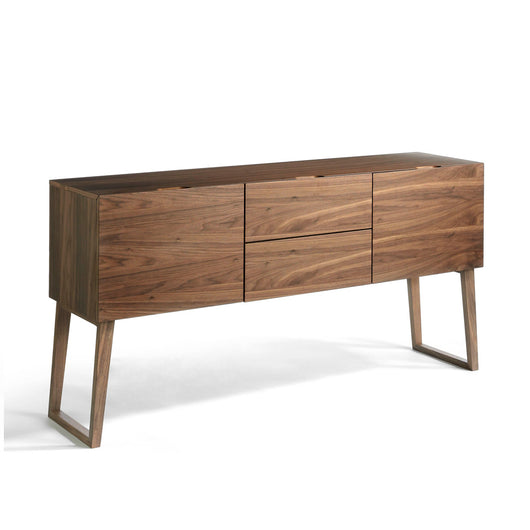 Credenza 160x40x80 cm in legno di noce