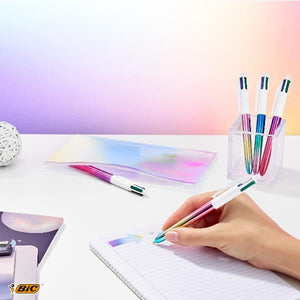 Penna a sfera a scatto bic 4 colours 1 mm - gradient conf. 12 pz - 511034 - 124851