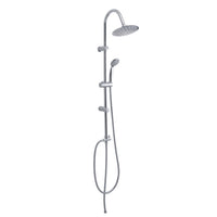 Colonna doccia regolabile con soffione tondo, doccetta 5 getti e deviatore 2 vie Easy 00 di Gedy - 104cm/Cromo