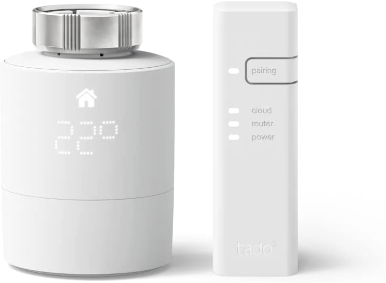 TADO° Valvola termostatica kit di base V3+ Valvola termostatica smart  Controllo tramite app impianto centralizzato