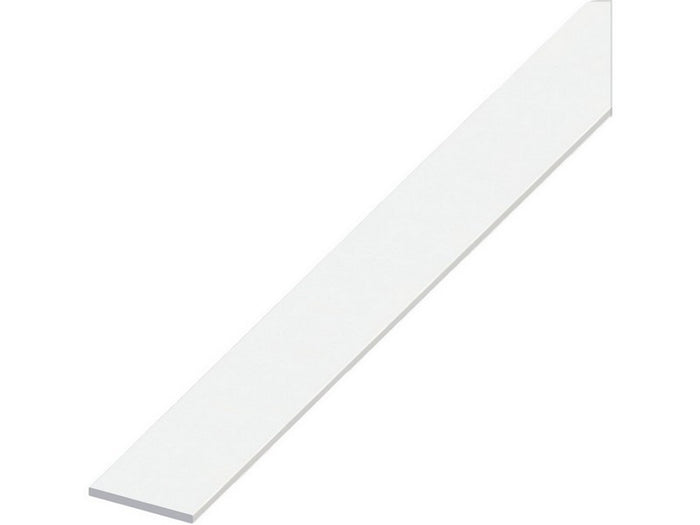 5pz profilo barra piatta alluminio bianco mm. 30x2 mt. 2 vit53648