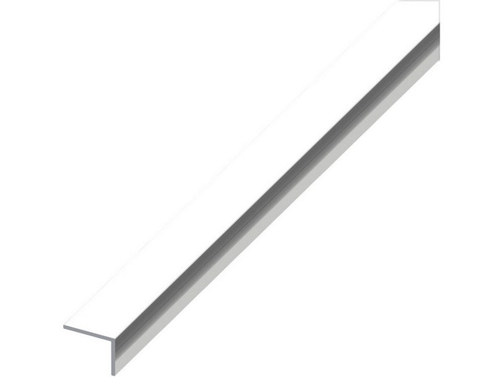 5pz profilo angolare alluminio (lati disuguali) argento cromato mm. 30x15x1 mt. 1 vit53666