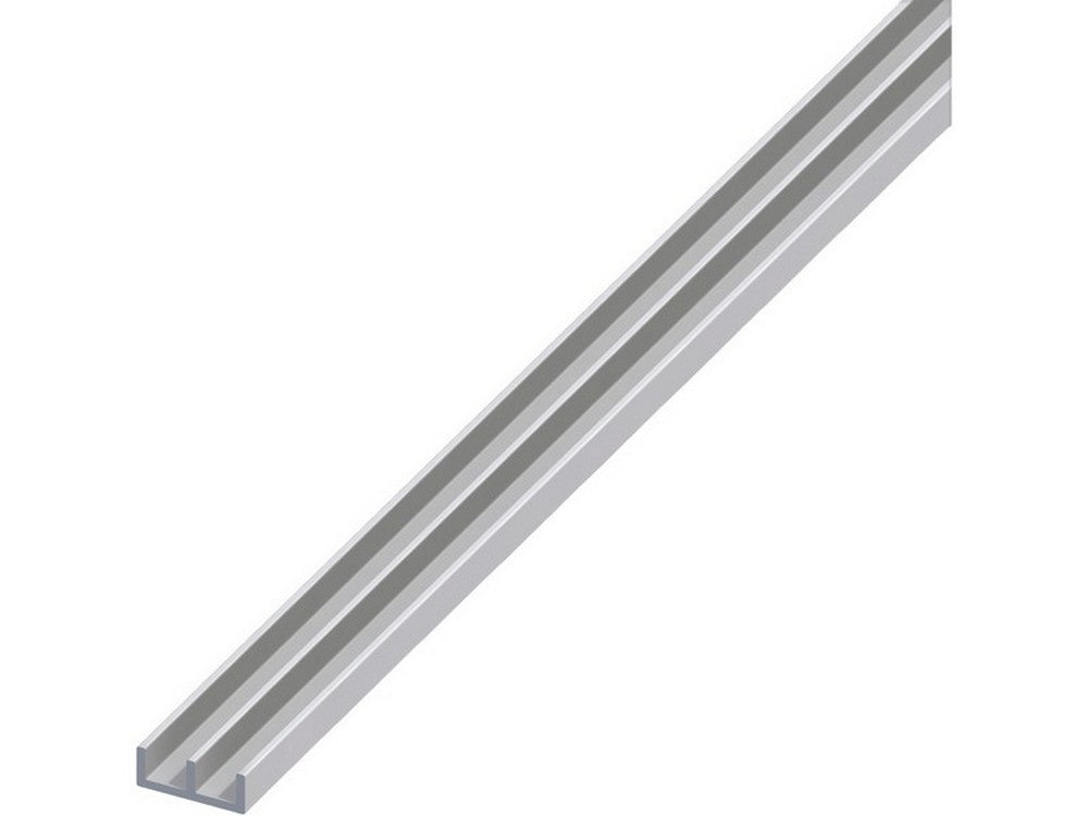 profilo ad uu alluminio argento satinato mm. 18x20x1 mt. 2 vit53830