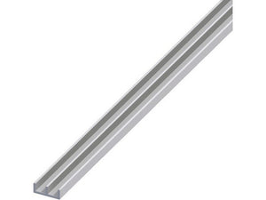 profilo ad uu alluminio argento satinato mm. 18x20x1 mt. 2 vit53830