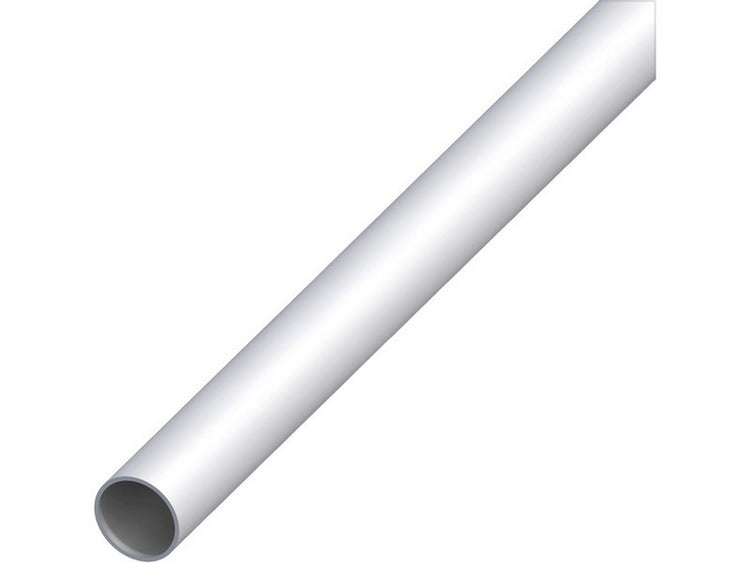 5pz profilo tubo tondo alluminio argento satinato¯ mm. 8x1 mt. 1 vit53581