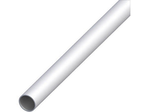 5pz profilo tubo tondo alluminio argento satinato¯ mm. 6x1 mt. 1 vit53579