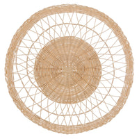 Sottopiatto Decorativo in Rattan Vimini 2Pz Tavola Shabby Chic Blanc Mariclò