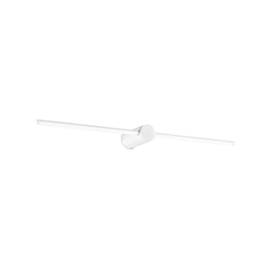 Applique Da Parete Contemporaneo Filo Alluminio Bianco Led 13W 3000K Ip44