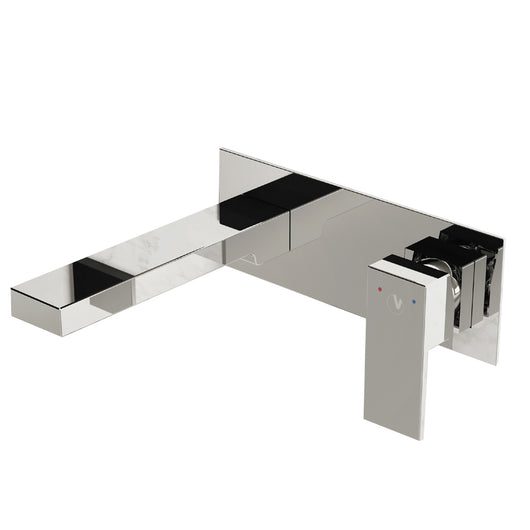 Miscelatore Lavabo incasso Square completo di corpo incasso, piastra e leva