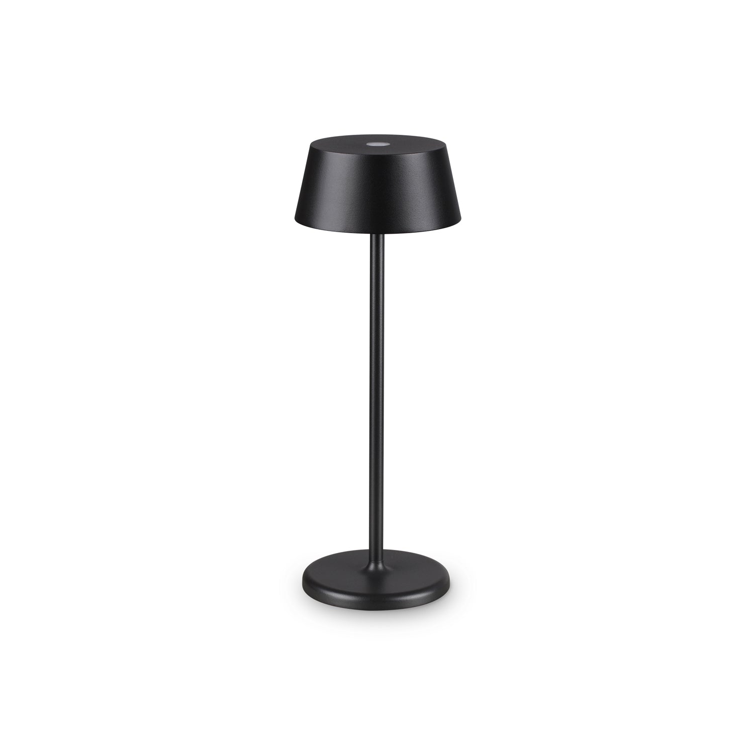 Lampada Da Tavolo Contemporanea Pure Metallo Nero Led Integrato 1,5W 3000K Ip54