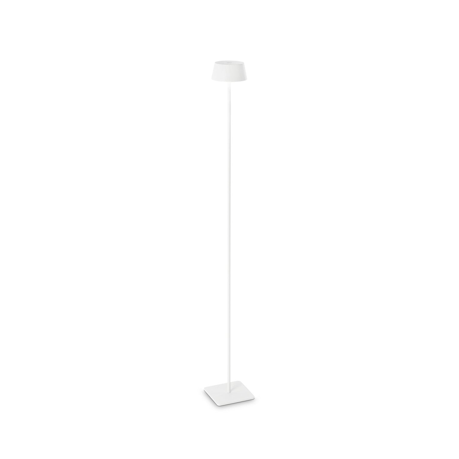 Pianrtana Da Terra Contemporanea Pure Metallo Bianco Led 1,5W 3000K Ip54