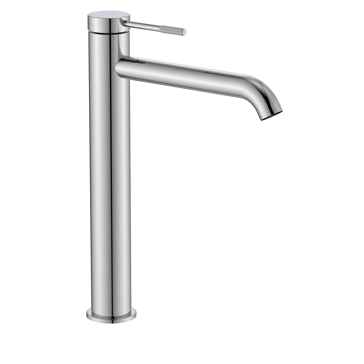 Miscelatore lavabo alto York in ottone completo di piletta click clack