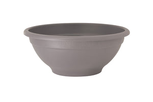 Vaso per Piante Fiori Rotondo Giardino Interno Esterno Ciotola Elba Idel Formato: 30 cm, Colore: Taupe