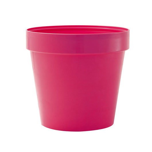 Vaso Piante Fiori Colorato Moderno Interno Esterno Classic Pot Exclusive Idel Colore: Fucsia, Formato: 16 cm