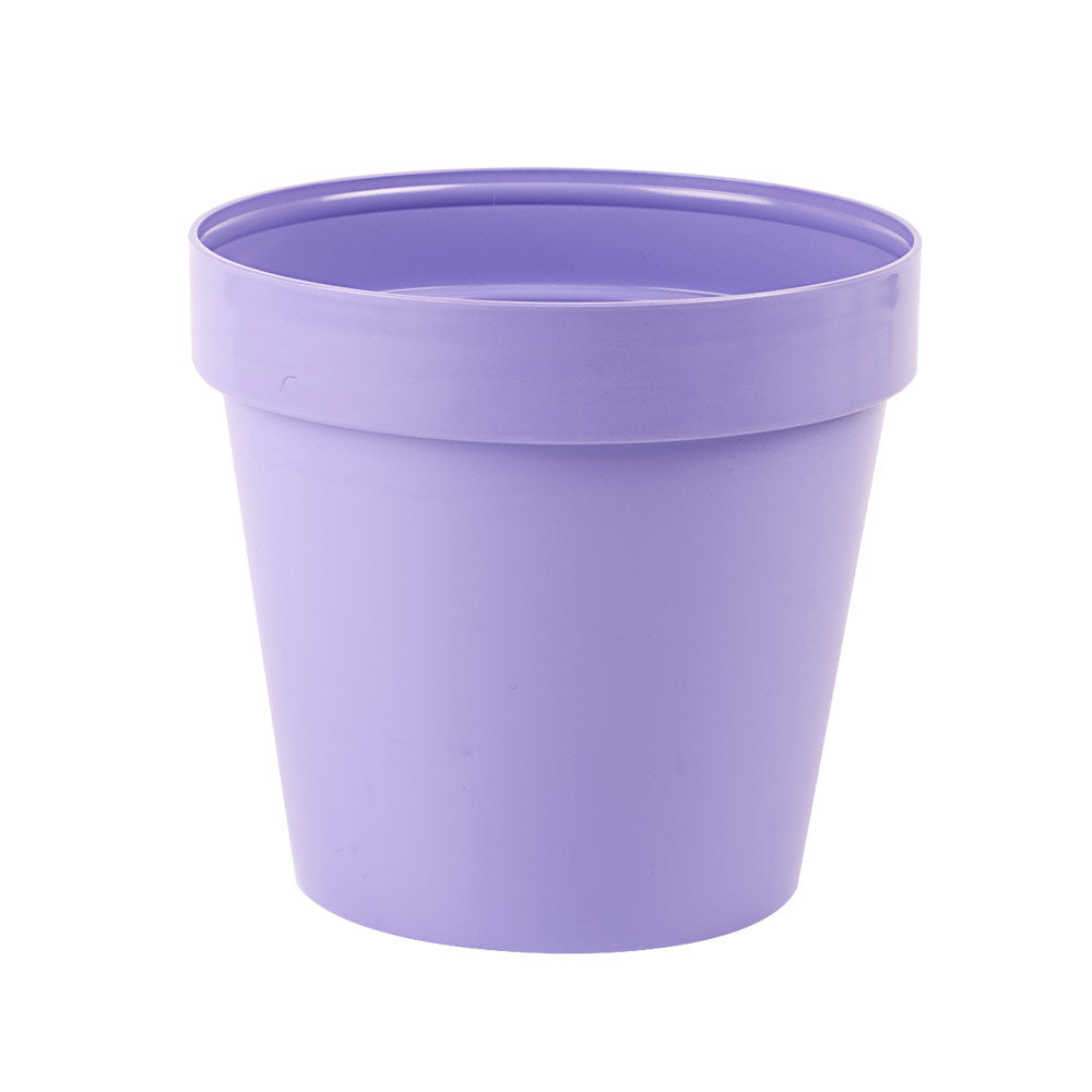 Vaso Piante Fiori Colorato Moderno Interno Esterno Classic Pot Exclusive Idel Colore: Lilla, Formato: 16 cm