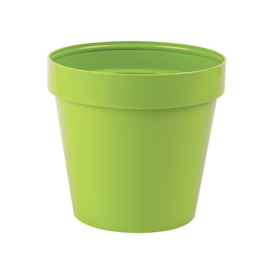 Vaso Piante Fiori Colorato Moderno Interno Esterno Classic Pot Exclusive Idel Colore: Lime, Formato: 16 cm