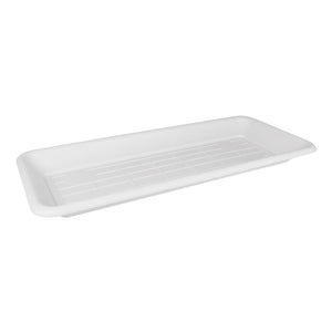 Sottovaso per Fioriera Rettangolare in Plastica Vaso Piante Fiori Ducale Idel Formato: 80 cm, Colore: Bianco