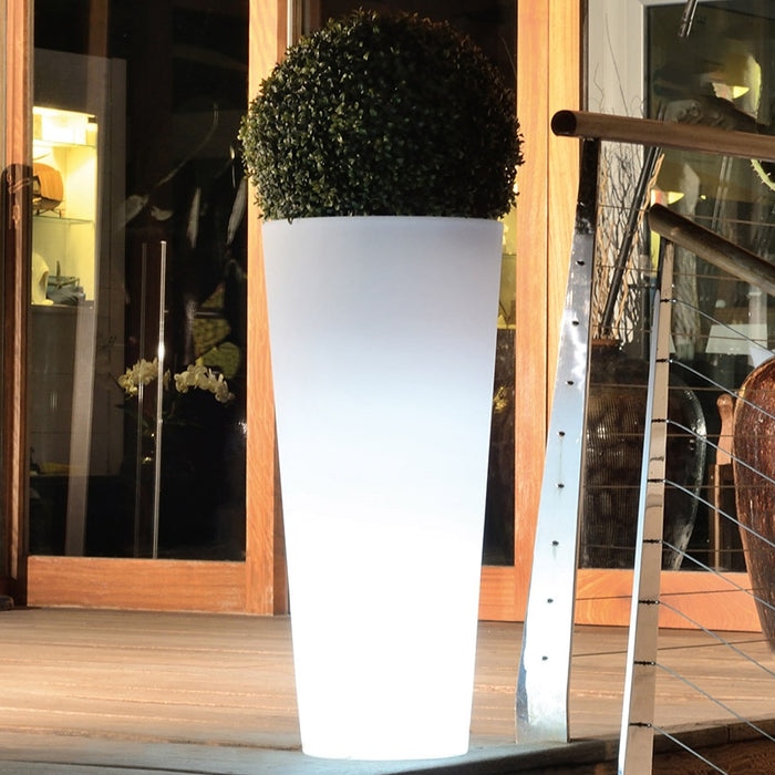 Vaso Luminoso da Esterno Giardino Interno Design Moderno Piante Hydra Idel