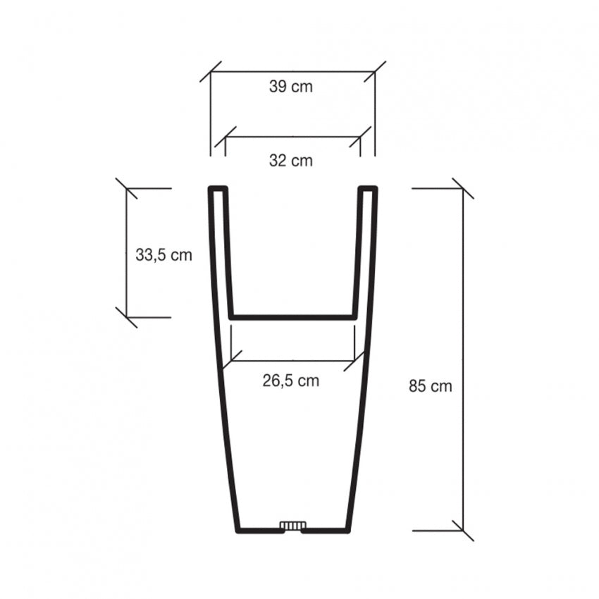 Vaso Luminoso da Esterno Giardino Interno Design Moderno Piante Hydra Idel