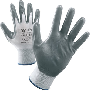 GUANTI NYLON/NITRILE NBR 13ECO TG. 8  PA 12,0