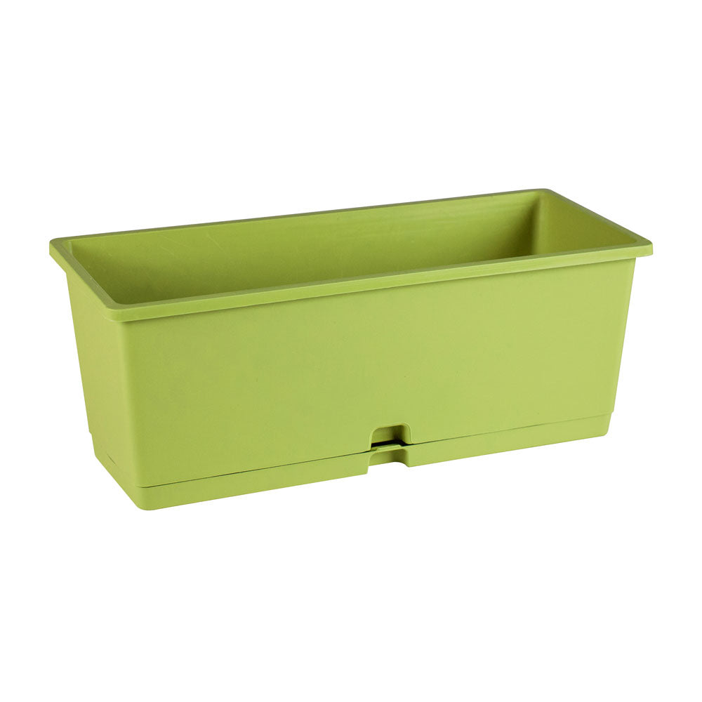 Vaso da Appoggio Rettangolare Cassetta Colorata Tirreno Mini con Sottovaso Idel Colore: Lime